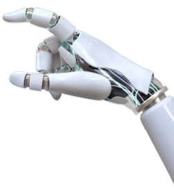 Robotic hand illustration